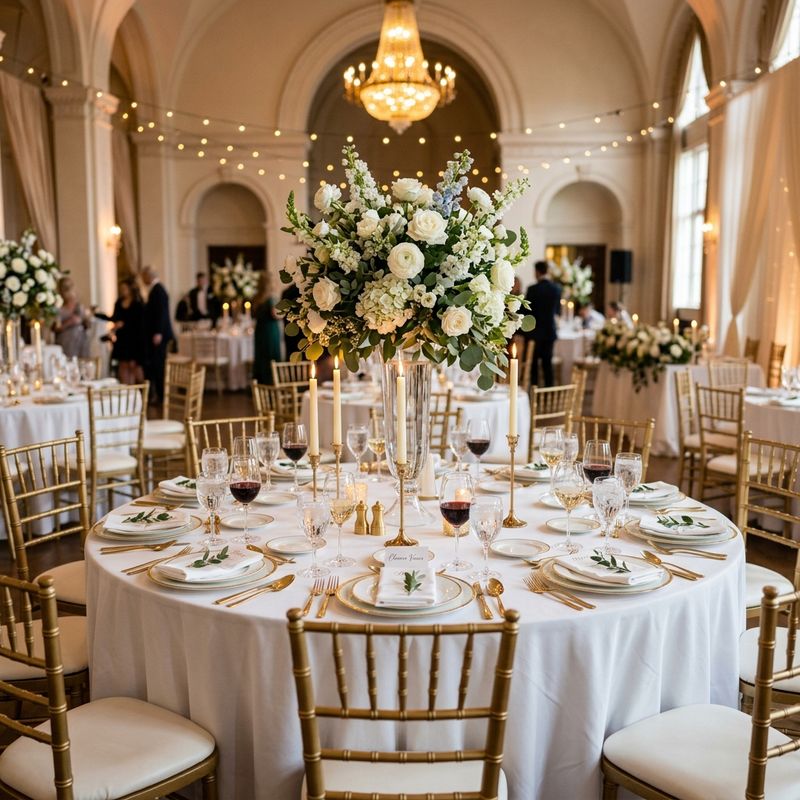 Round Banquet Table 180cm