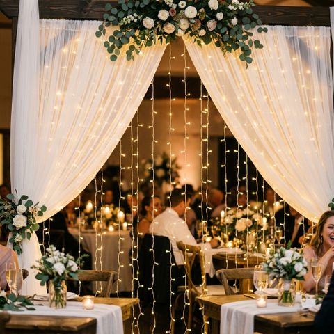 Fairy Light Curtain