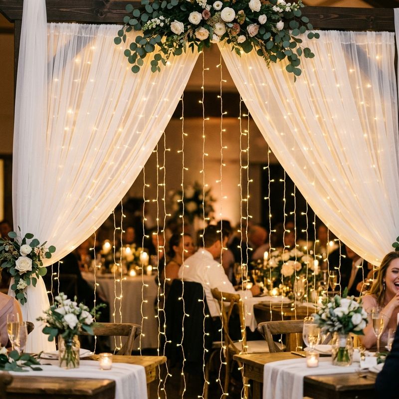 Fairy Light Curtain