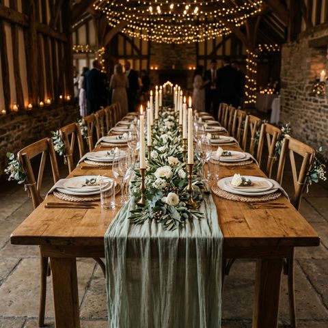Oak Farm Table 3m